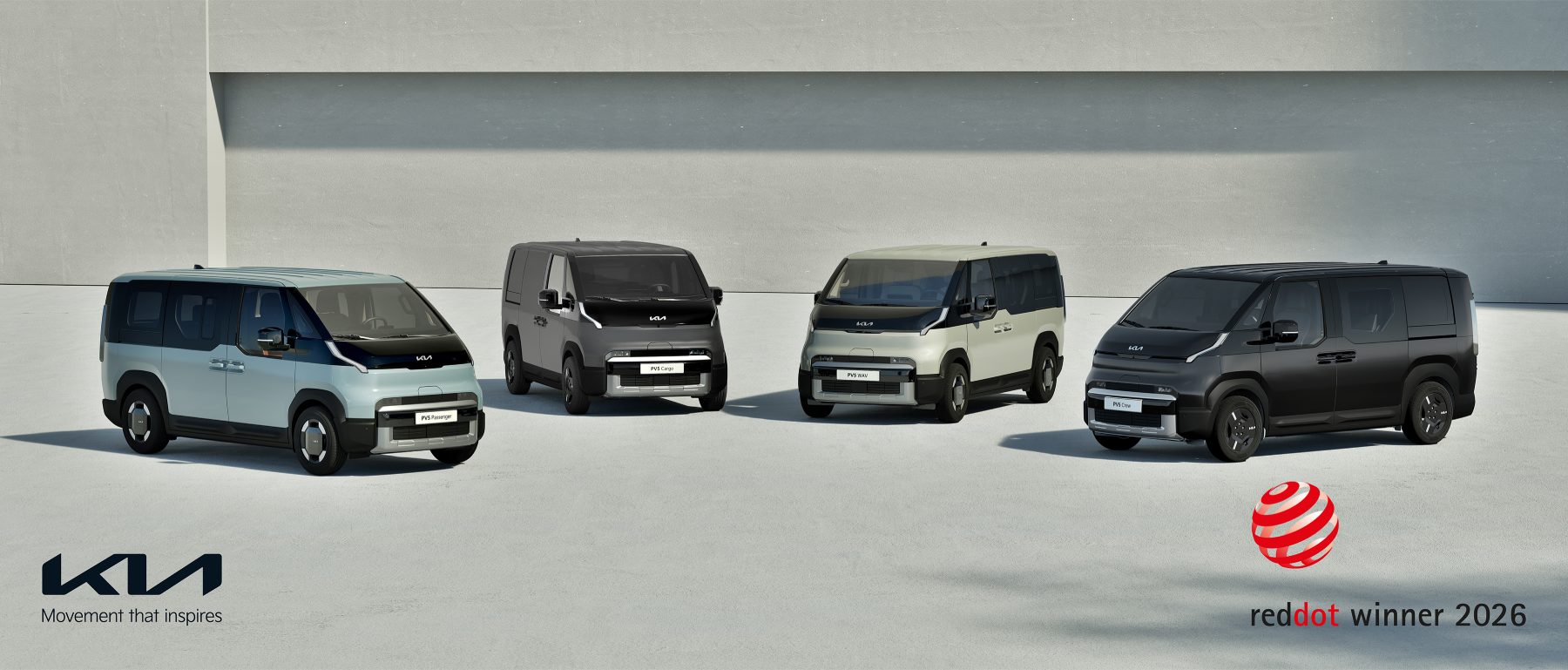 Kia EV4 et PV5 récompensés aux Red Dot Design Award 2026  