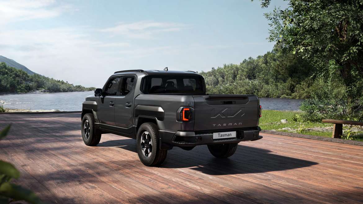 Le Kia Tasman redéfinit le pick-up avec un design fonctionnel et une technologie innovante, offrant une véritable praticité